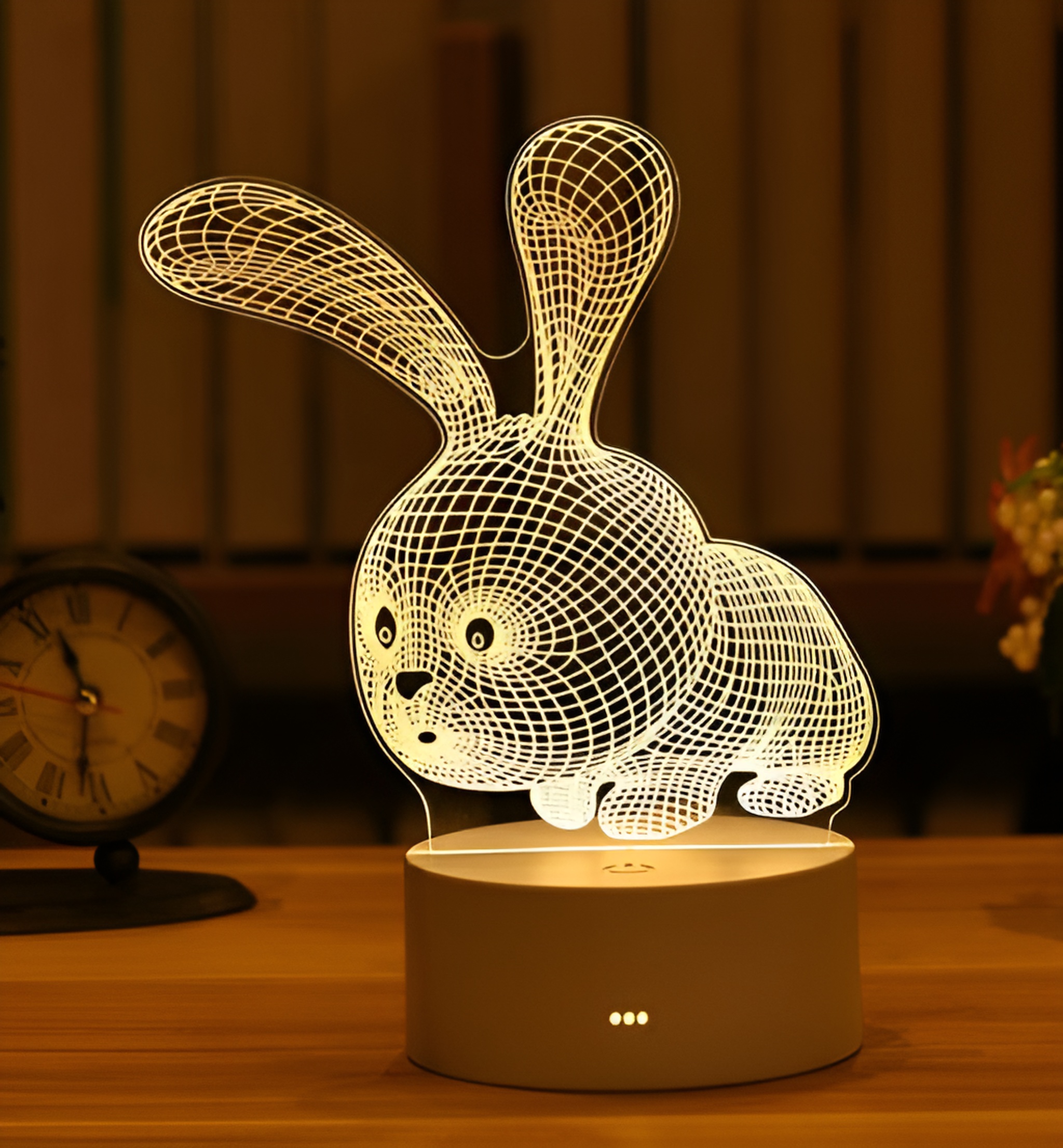 3D USB LED LÁMPA NYUSZI