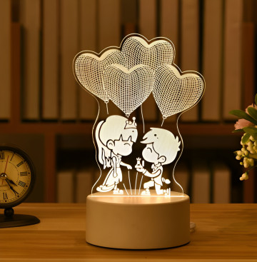 SZERELEM 3D USB LED LÁMPA
