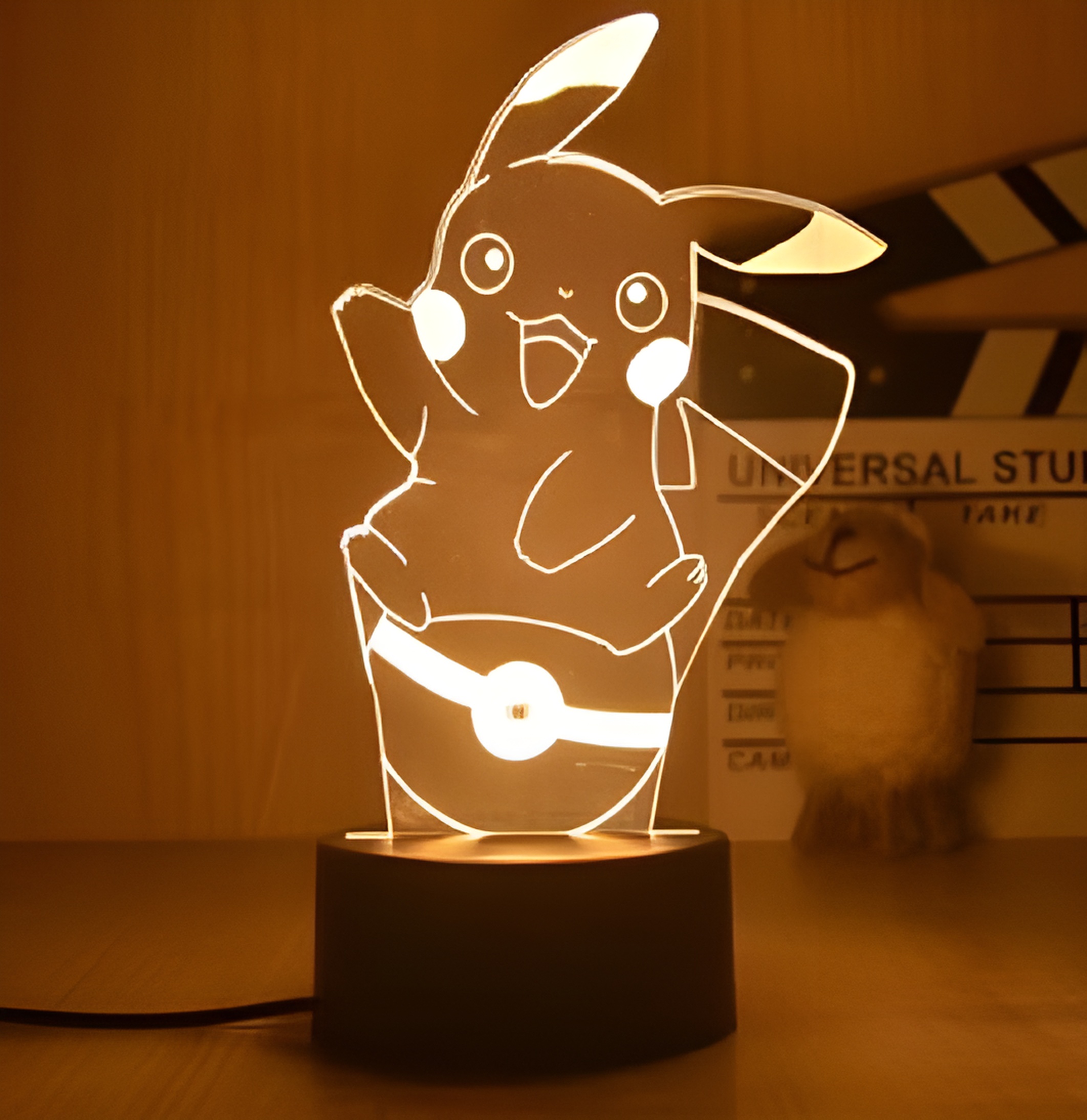 3D USB LED LÁMPA-PIKACHU