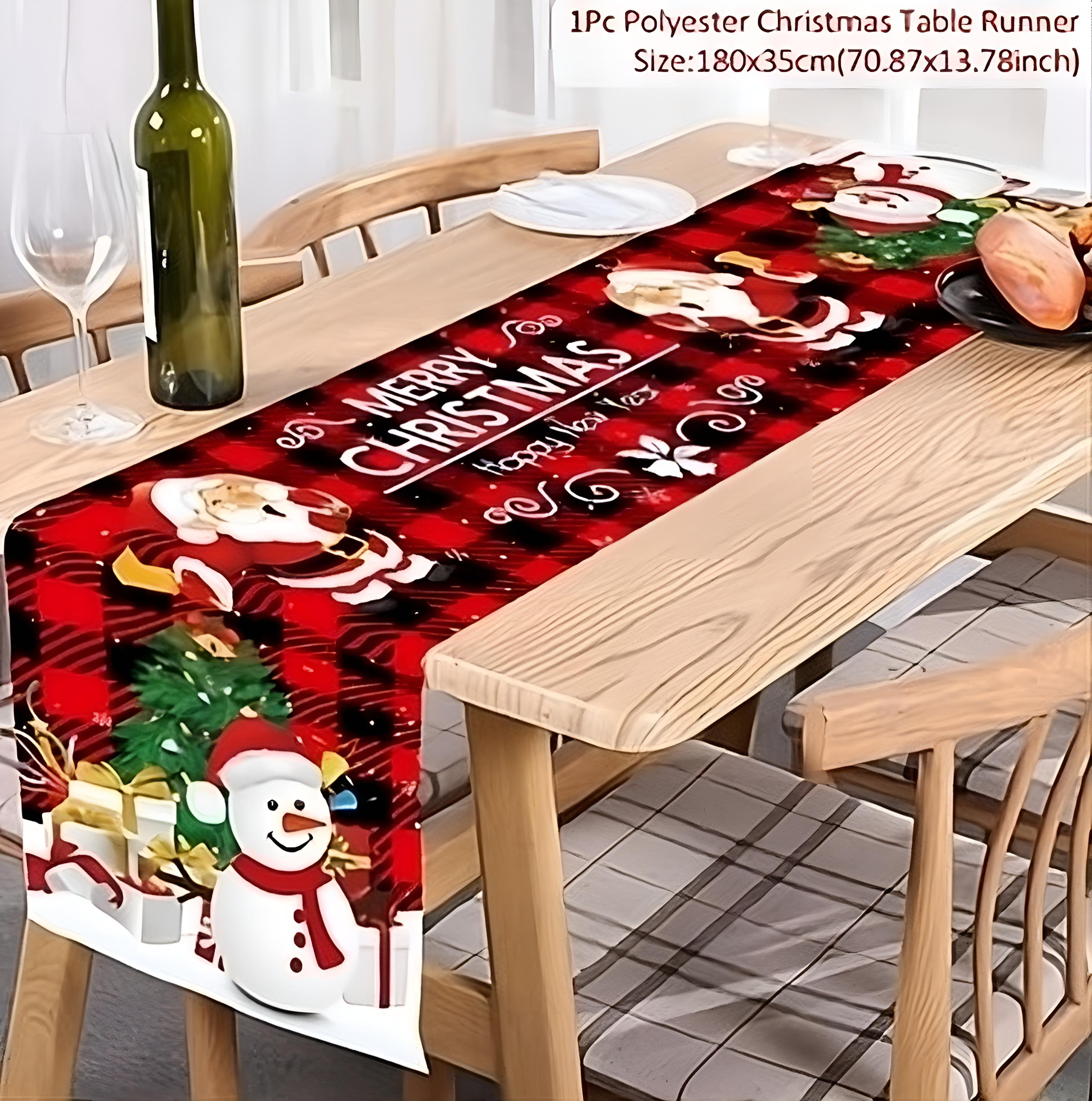 KARÁCSONYI ASZTALI FUTÓ-MERRY CHRISTMAS