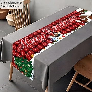 KARÁCSONYI ASZTALI FUTÓ-MERRY CHRISTMAS