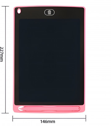 LCD DIGITÁLIS RAJZTÁBLA-RÓZSASZÍN