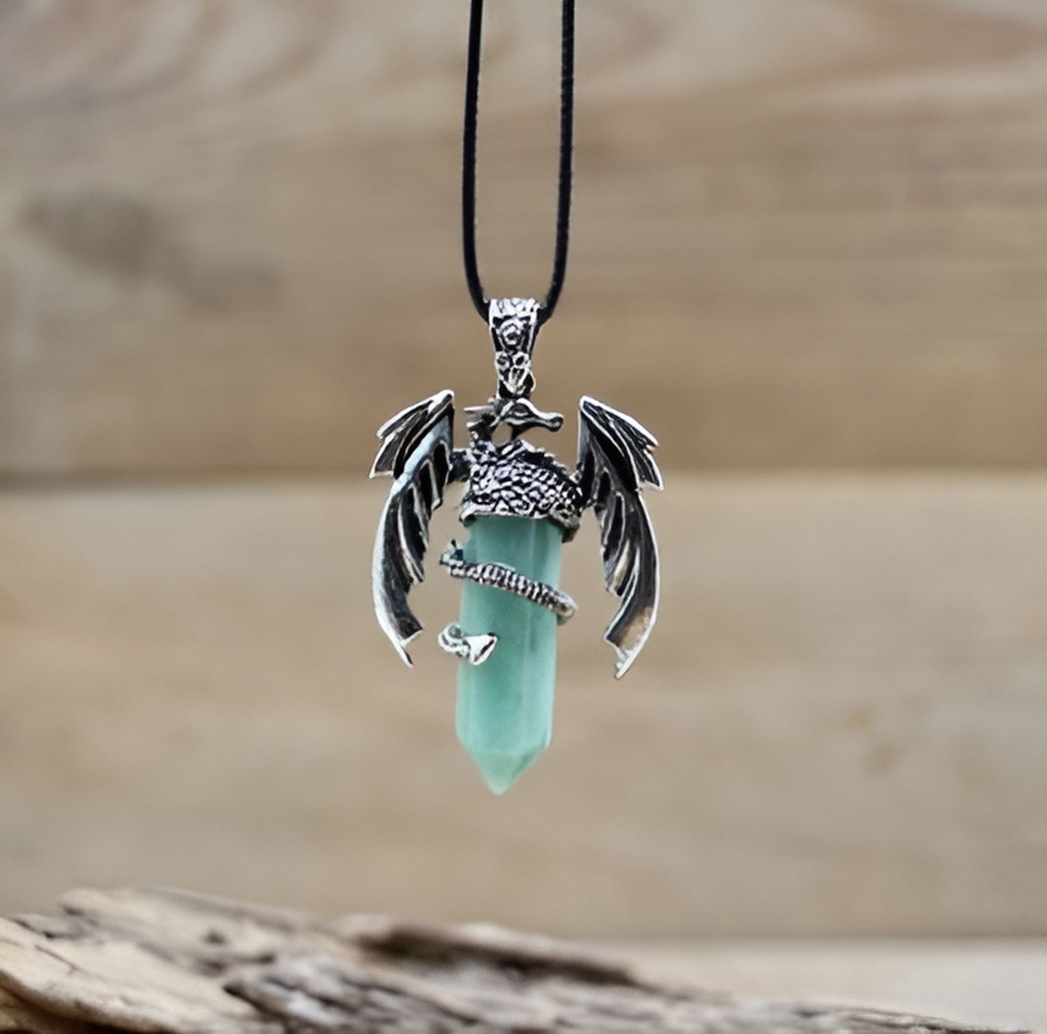SÁRKÁNYOS KVARC NYAKLÁNC-AVENTURINE