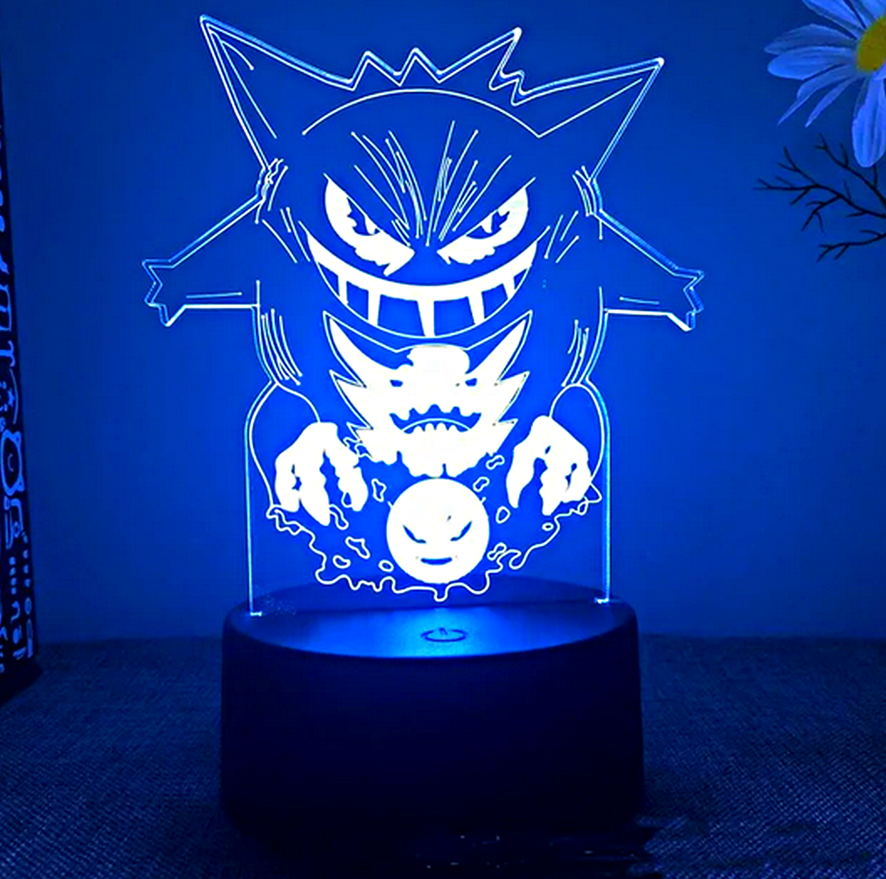 3D USB LED LÁMPA 7 SZÍNVÁLTÓS GENGAR