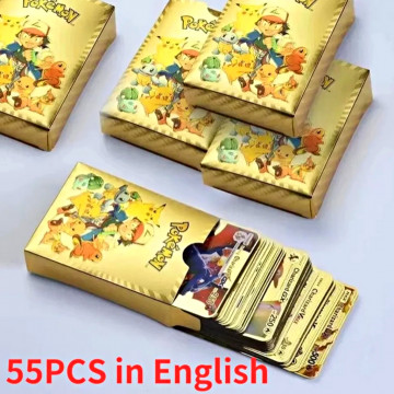 POKÉMON KÁRTYA GOLD VMAX GX GYŰJTŐI KIADÁS 55 DB  ARANY