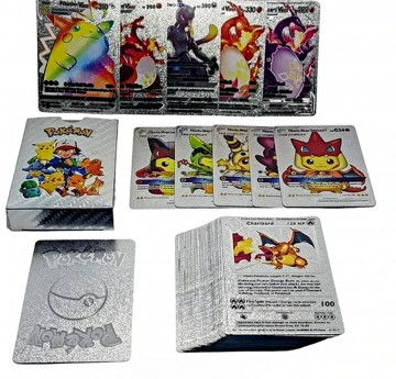 POKÉMON KÁRTYA GOLD VMAX GX GYŰJTŐI KIADÁS 55 DB EZÜST
