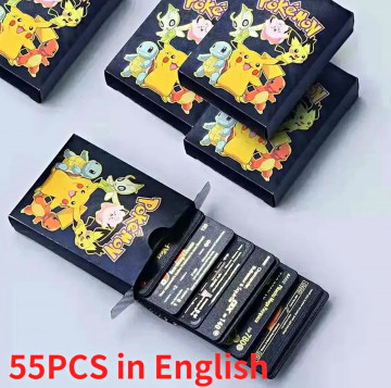 POKÉMON KÁRTYA GOLD VMAX GX GYŰJTŐI KIADÁS 55 DB  FEKETE