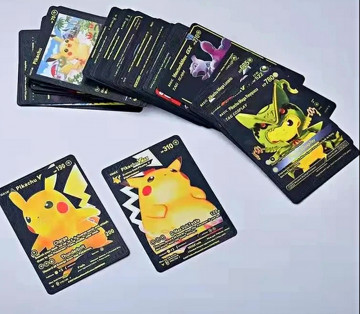 POKÉMON KÁRTYA GOLD VMAX GX GYŰJTŐI KIADÁS 55 DB  FEKETE