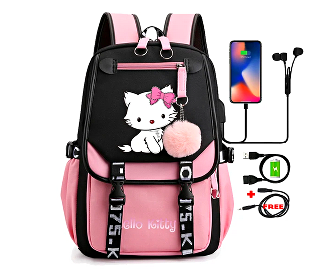 HELLO KITTY ISKOLATÁSKA KITTY