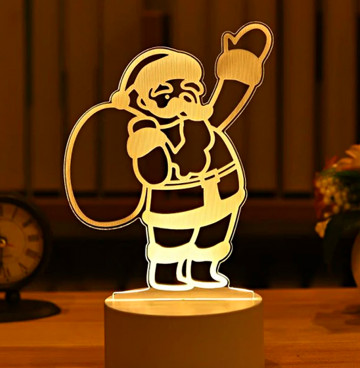 TÉLAPÓ 3D USB LED LÁMPA