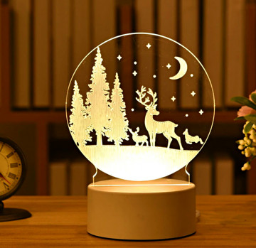 ŐZ 3D USB LED LÁMPA