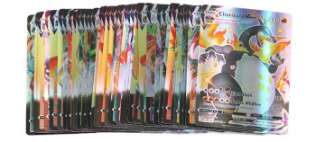 POKÉMON KÁRTYA 100 DB 50 V 50 VMAX
