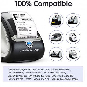 ÖNTAPADÓS DYMO 99014 KOMPATIBILIS ETIKETTCÍMKE 54MM X 101 MM