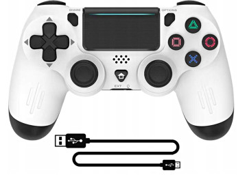 VEZETÉK NÉLKÜLI KONTROLLER FEHÉR SZÍNŰ  PS4/PC/Android/iOS